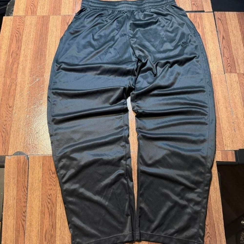 Nike Black Vintage Retro Tech Sportswear Baggy Hem Track Sweatpants Large